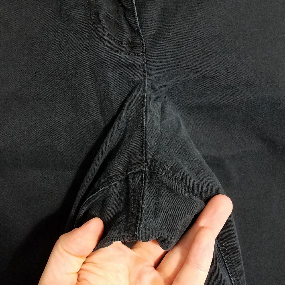 Classic Style&Co black zipper detail chinos, 14 - Picture 5 of 8